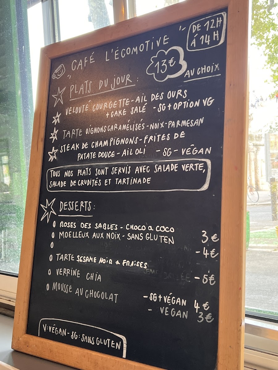 Menu Café L'écomotive-7