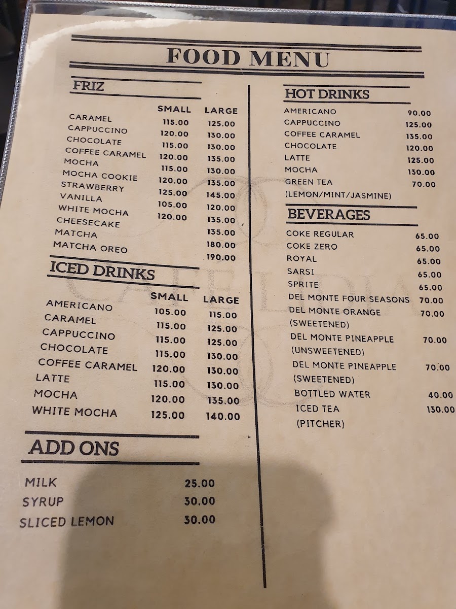 Menu Cafe Lidia-7