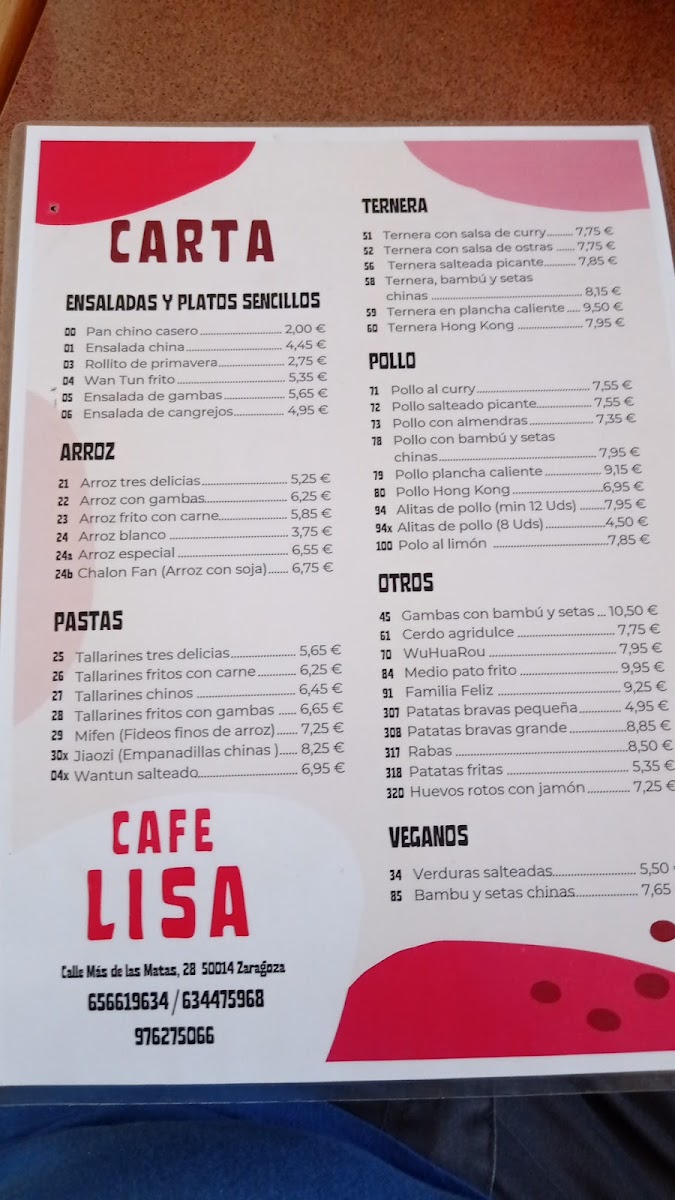 Menu Café Lisa-5
