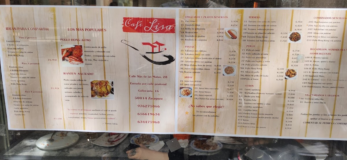 Menu Café Lisa-8
