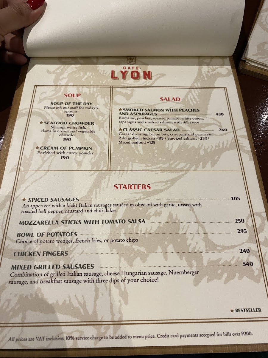 Menu Cafe Lyon-10