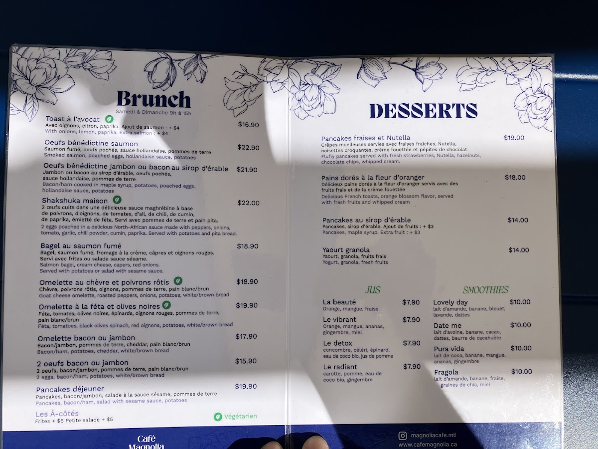 Menu Café Magnolia-Buvette Et Brunch-3