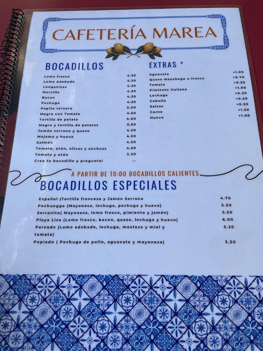 Menu Cafe Marea-1