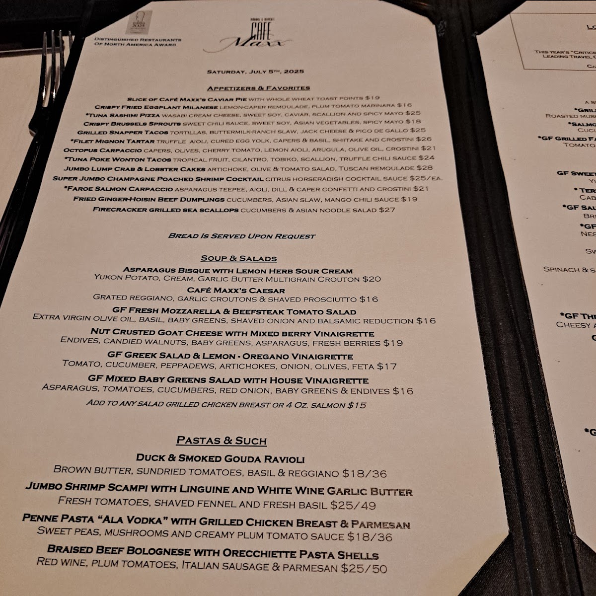 Menu Cafe Maxx-3