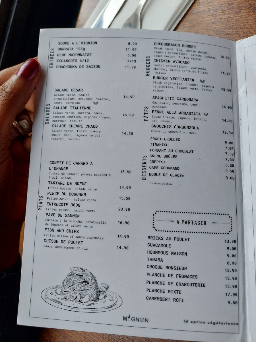Menu Cafe Mignon-1