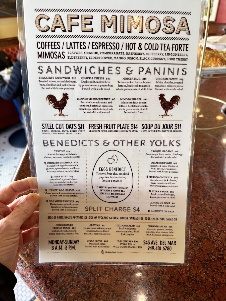 Menu Cafe Mimosa-1