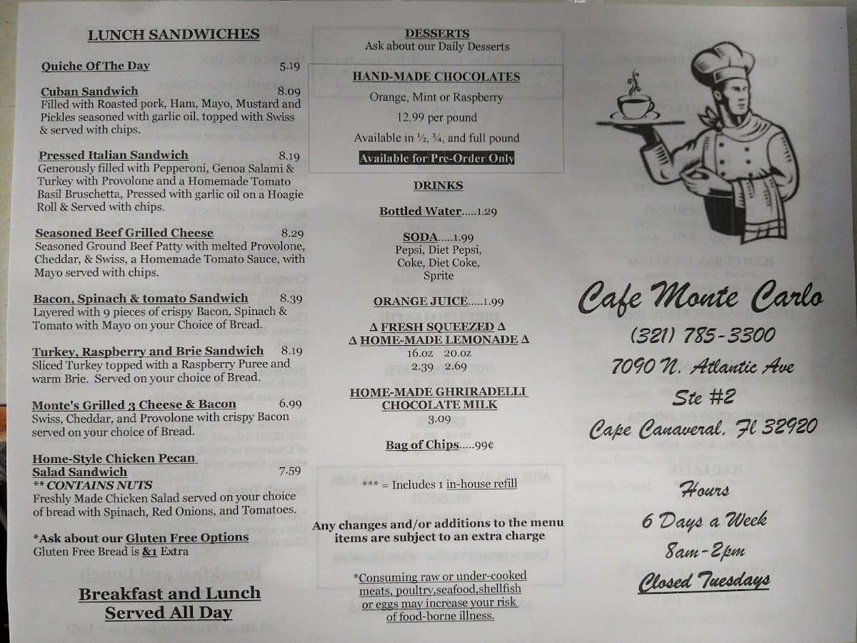 Menu Cafe Monte Carlo-5