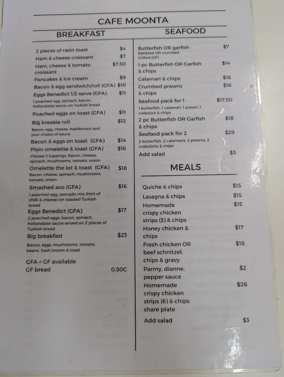 Menu Cafe Moonta - Takeaway & Dine In-2