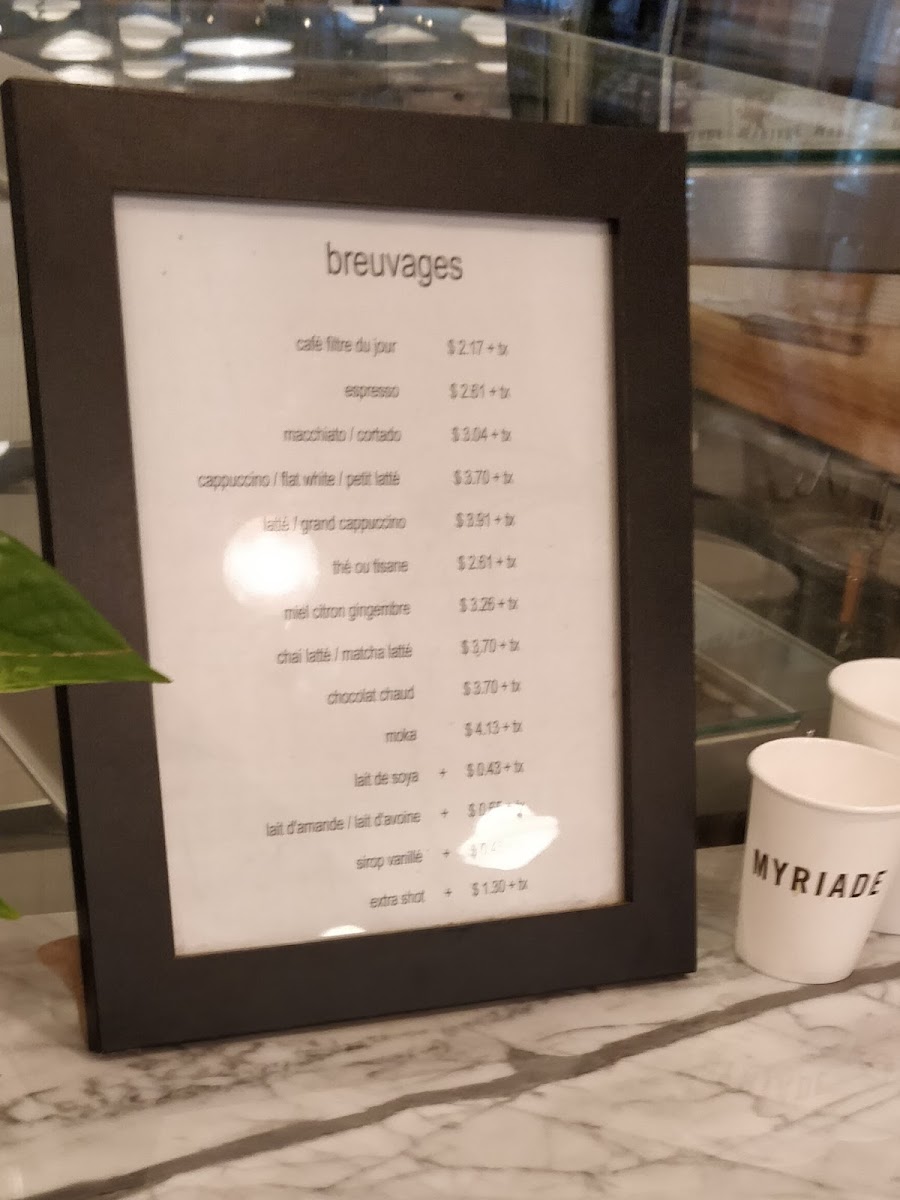 Menu Café Myriade - Mont-Royal-1