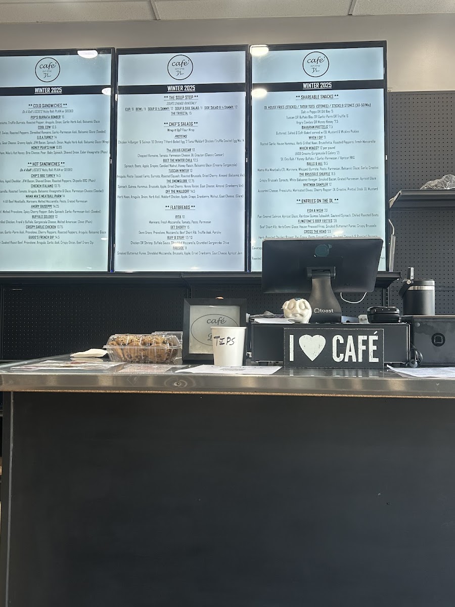 Menu Cafe On The Dl-2