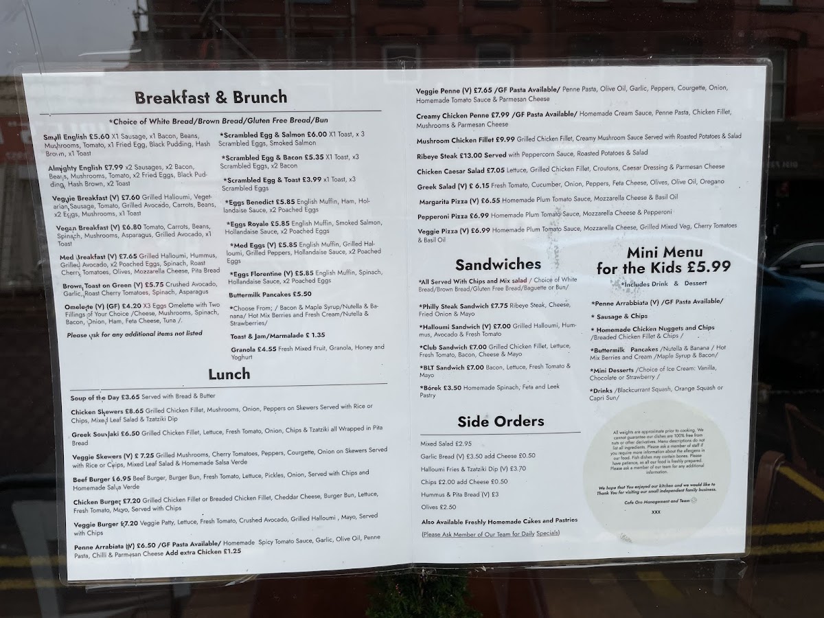 Menu Cafe Oro-1