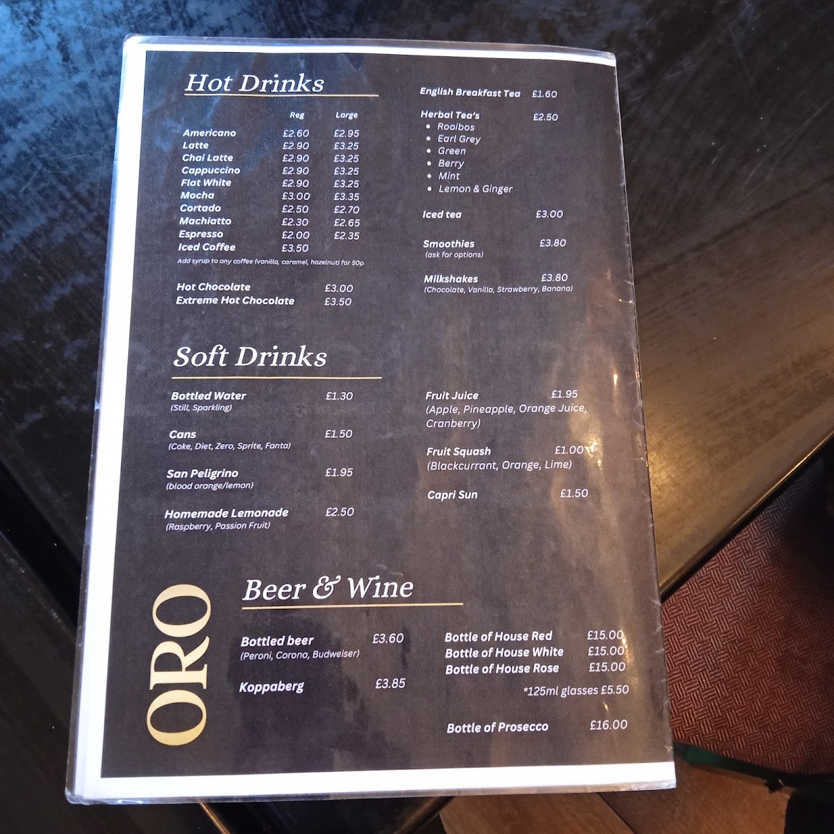 Menu Cafe Oro-3
