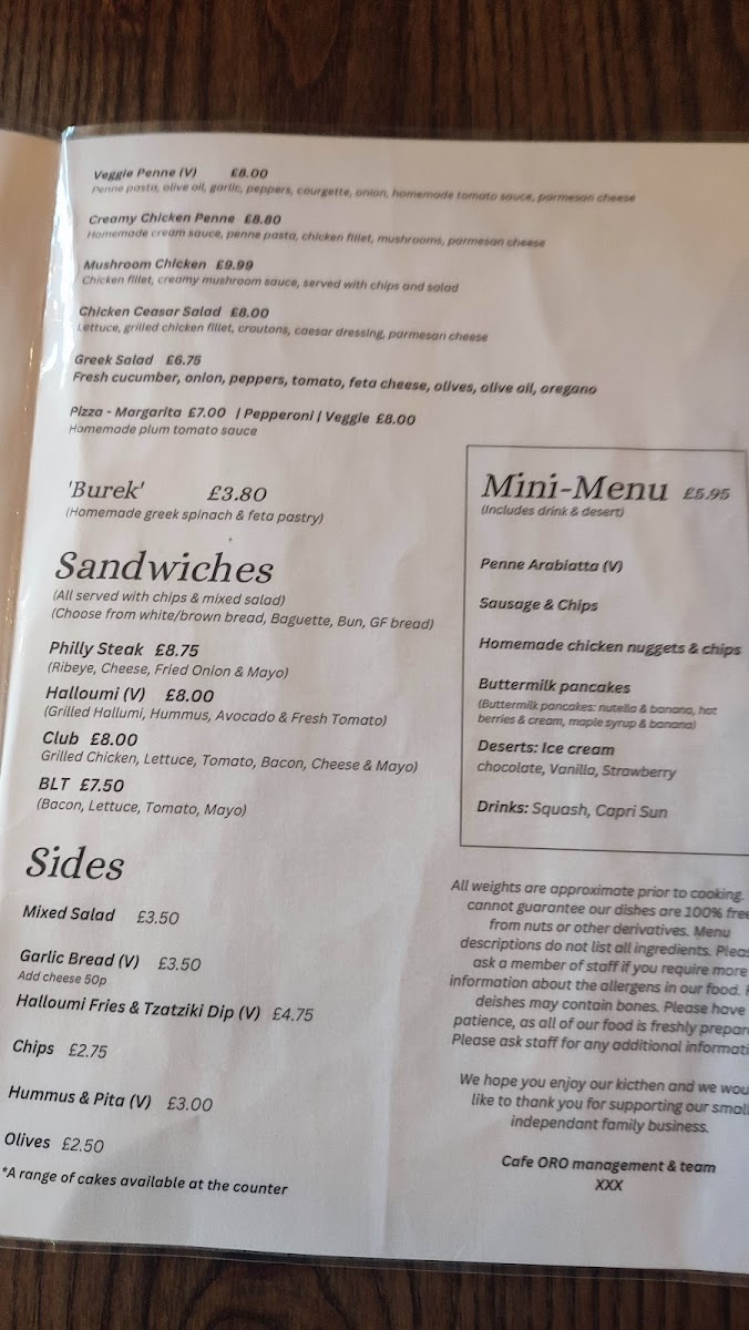 Menu Cafe Oro-5
