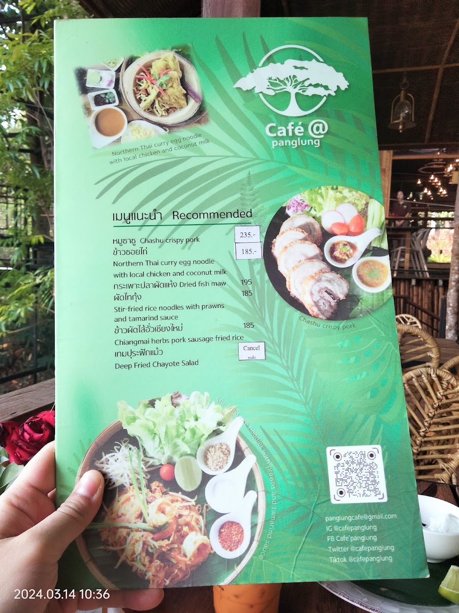 Menu Cafe' @ Panglung-5