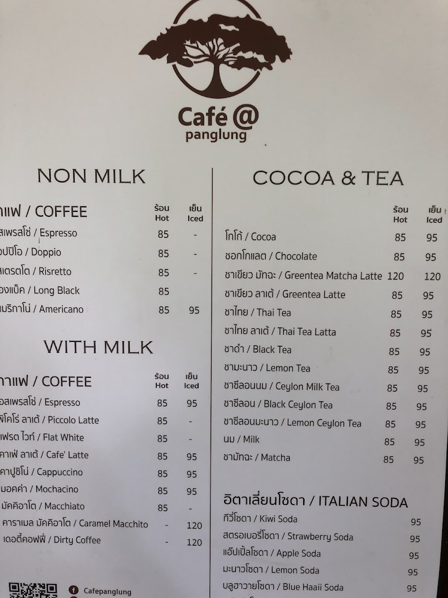 Menu Cafe' @ Panglung-7