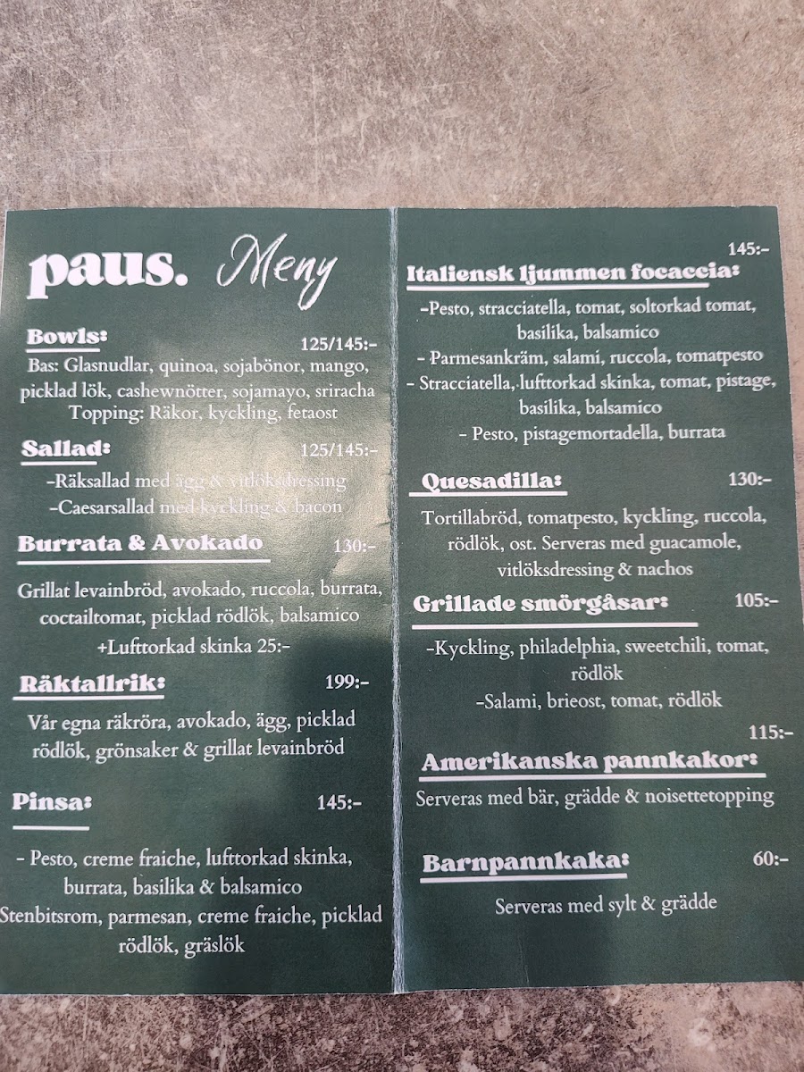Menu Café Paus-1