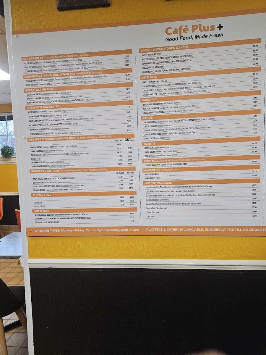 Menu Café Plus Severalls Business Park-5