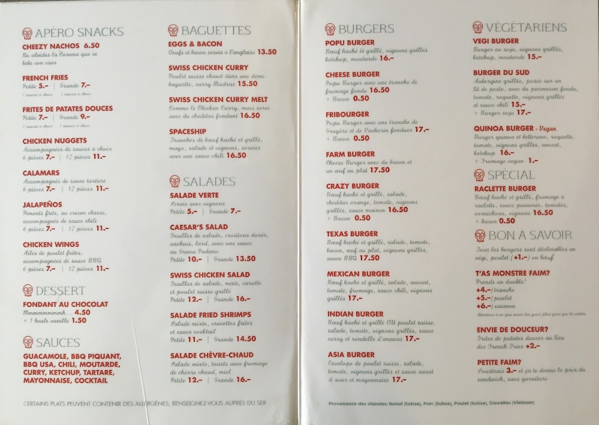 Menu Café Populaire-2