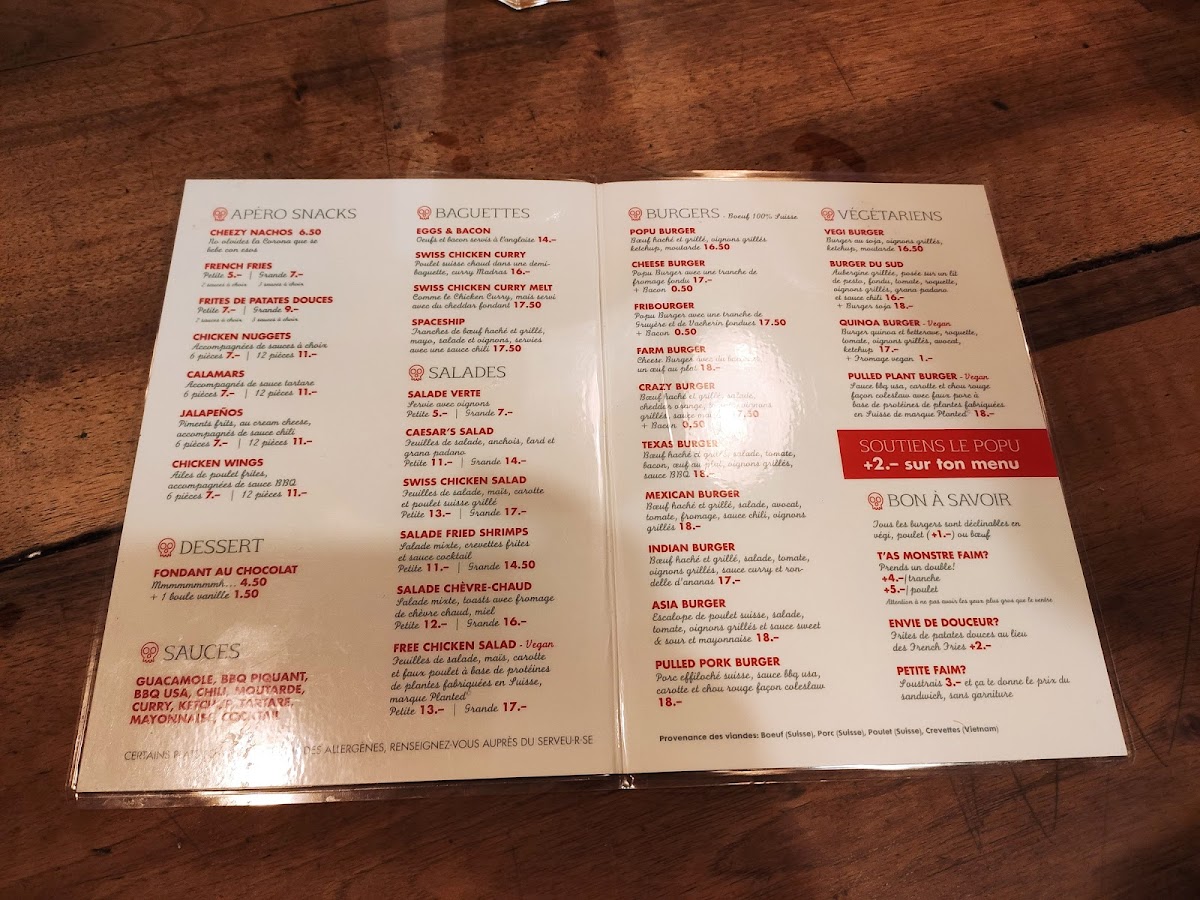 Menu Café Populaire-3