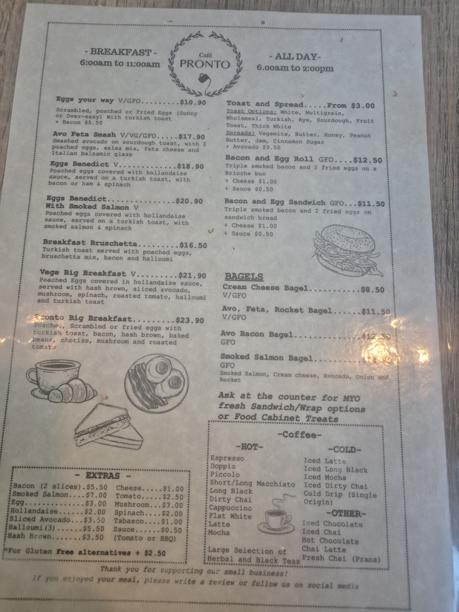 Menu Cafe Pronto-1