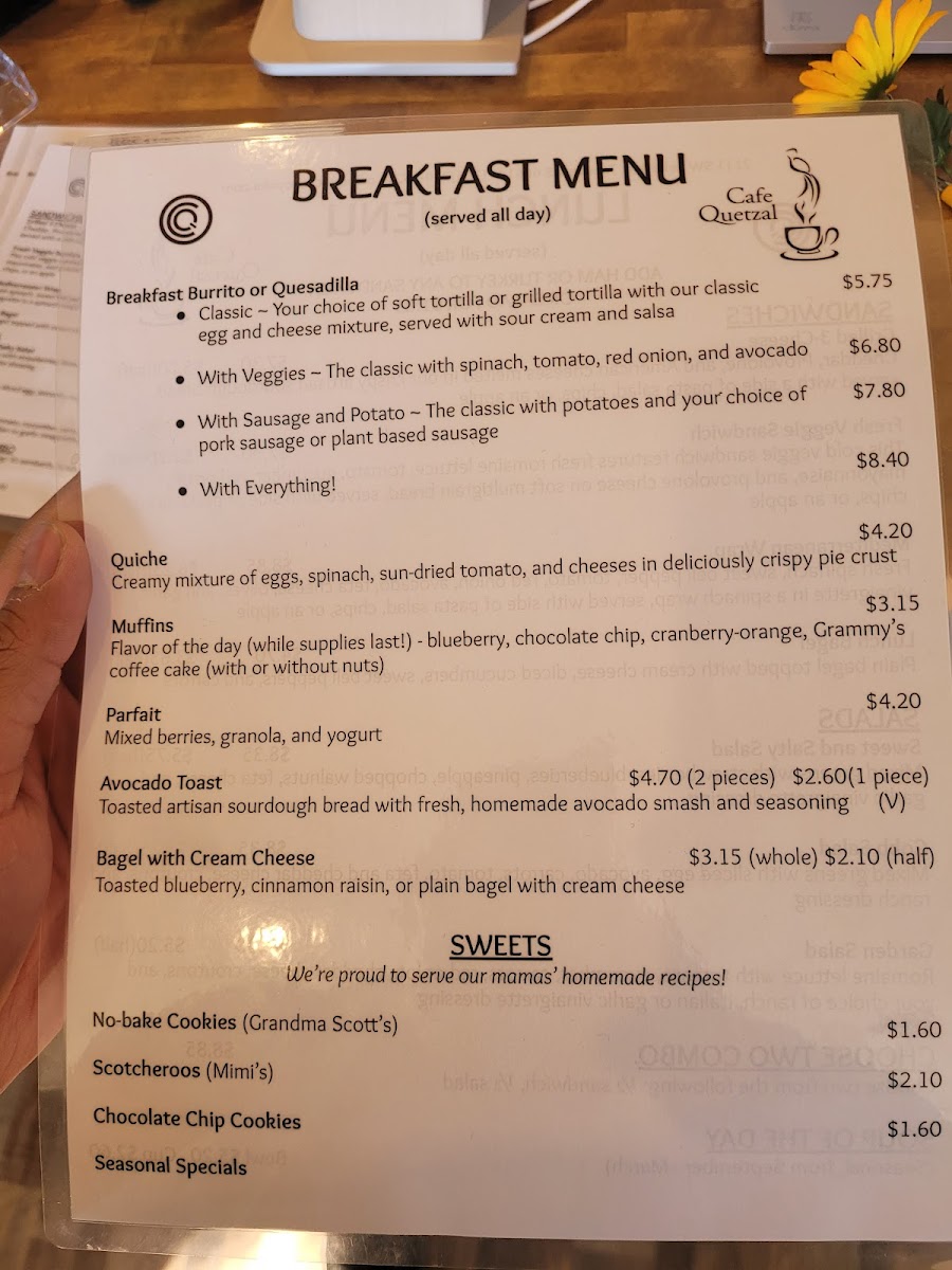 Menu Cafe Quetzal-2