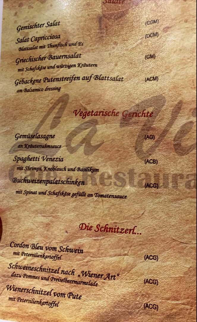 Menu Cafe Restaurant Lavie-4
