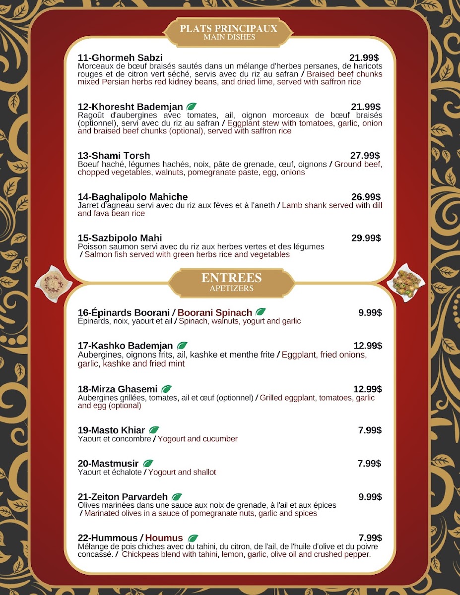 Menu Cafe Restaurant Nab Inc.-4