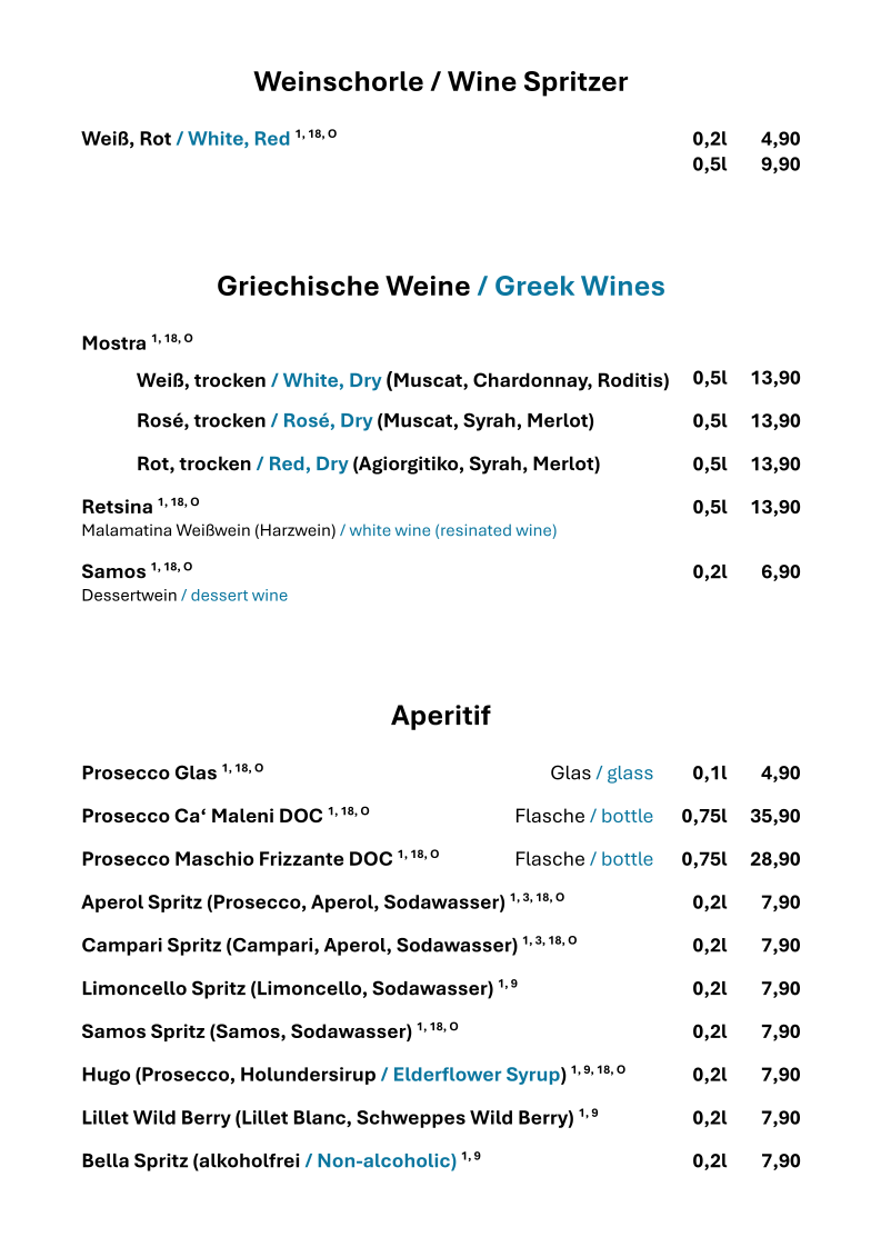 Menu Cafe Restaurant Pizzeria Wanninger-9