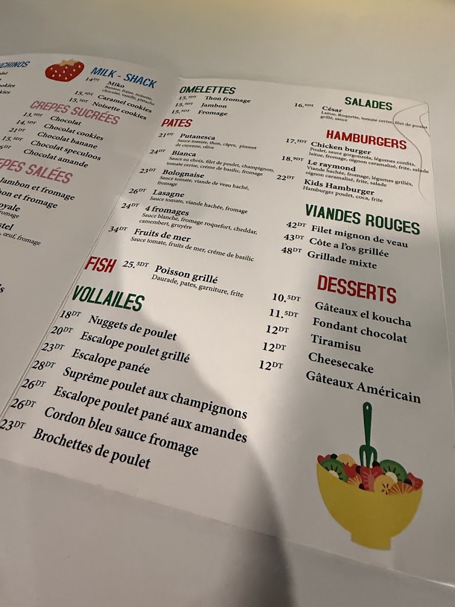 Menu Café Restaurant The Castle-2