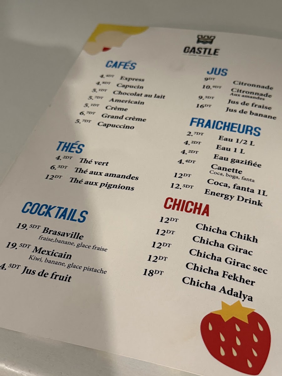 Menu Café Restaurant The Castle-3