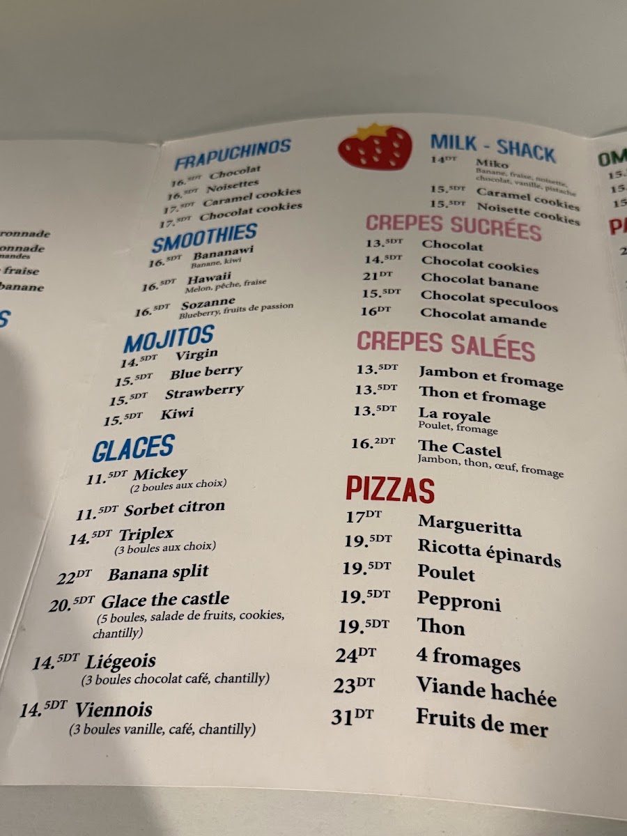 Menu Café Restaurant The Castle-4