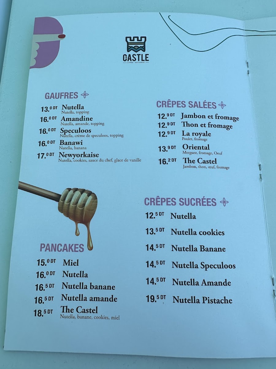 Menu Café Restaurant The Castle-8