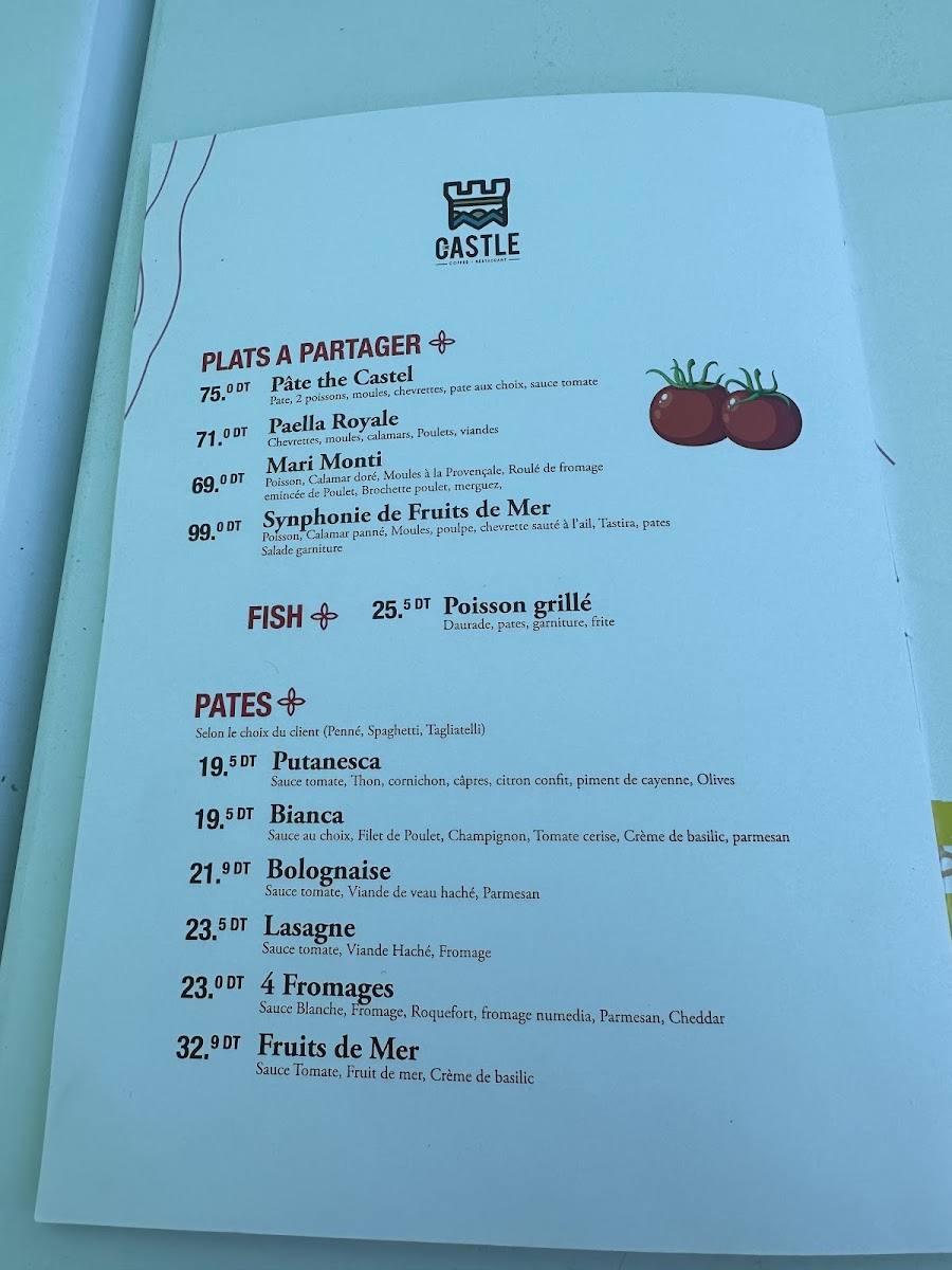 Menu Café Restaurant The Castle-9
