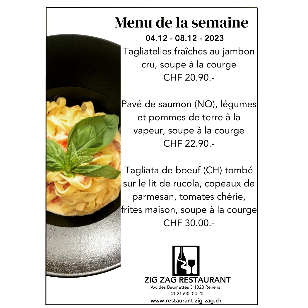 Menu Café Restaurant Zig Zag-2