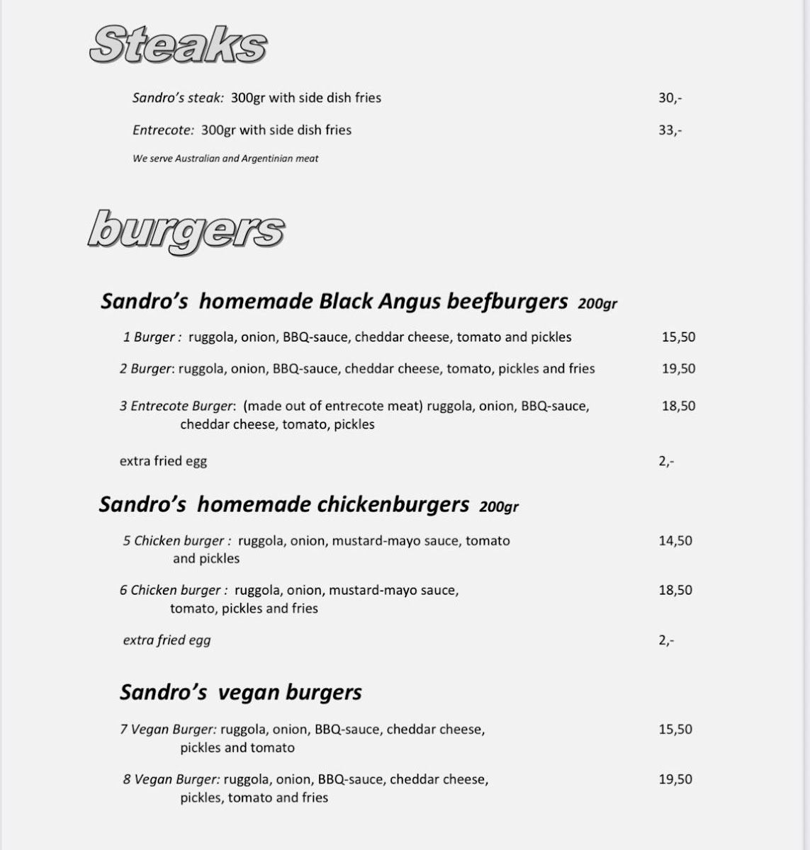 Menu Cafe Sandro-2