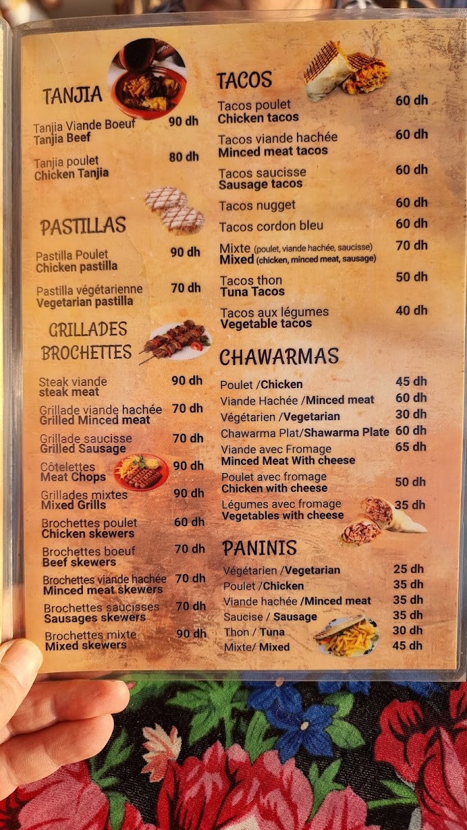 Menu Cafe Snack Riad Laarouss-2