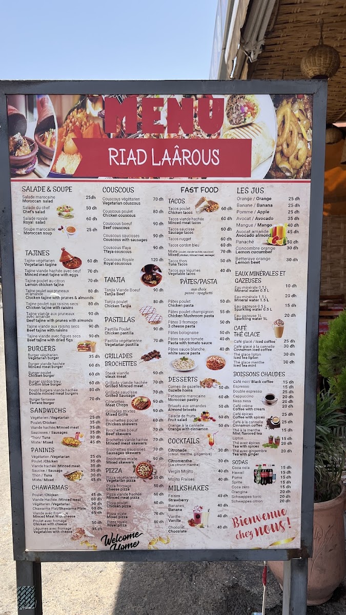 Menu Cafe Snack Riad Laarouss-4