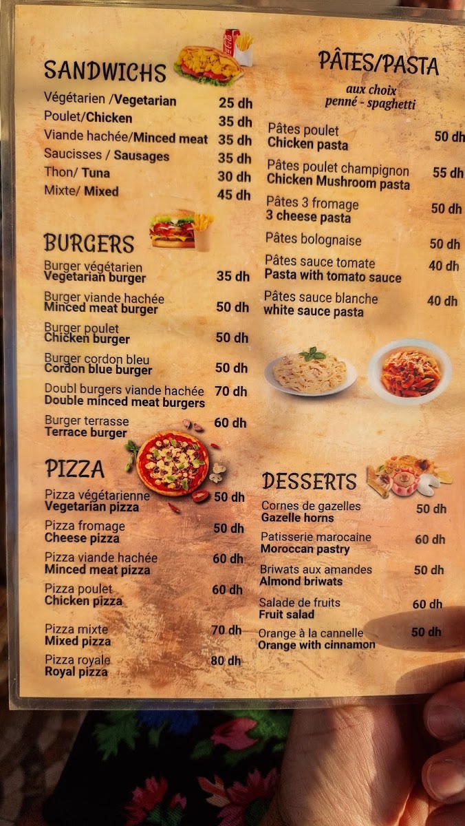 Menu Cafe Snack Riad Laarouss-6