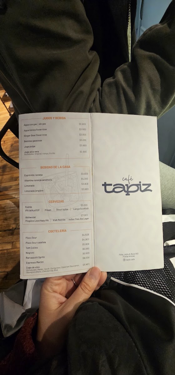 Menu Cafe Tapiz-4