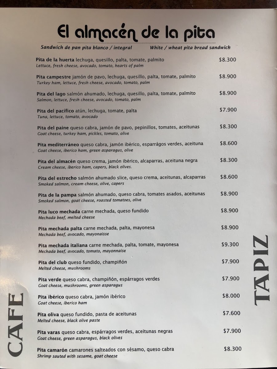 Menu Cafe Tapiz-8