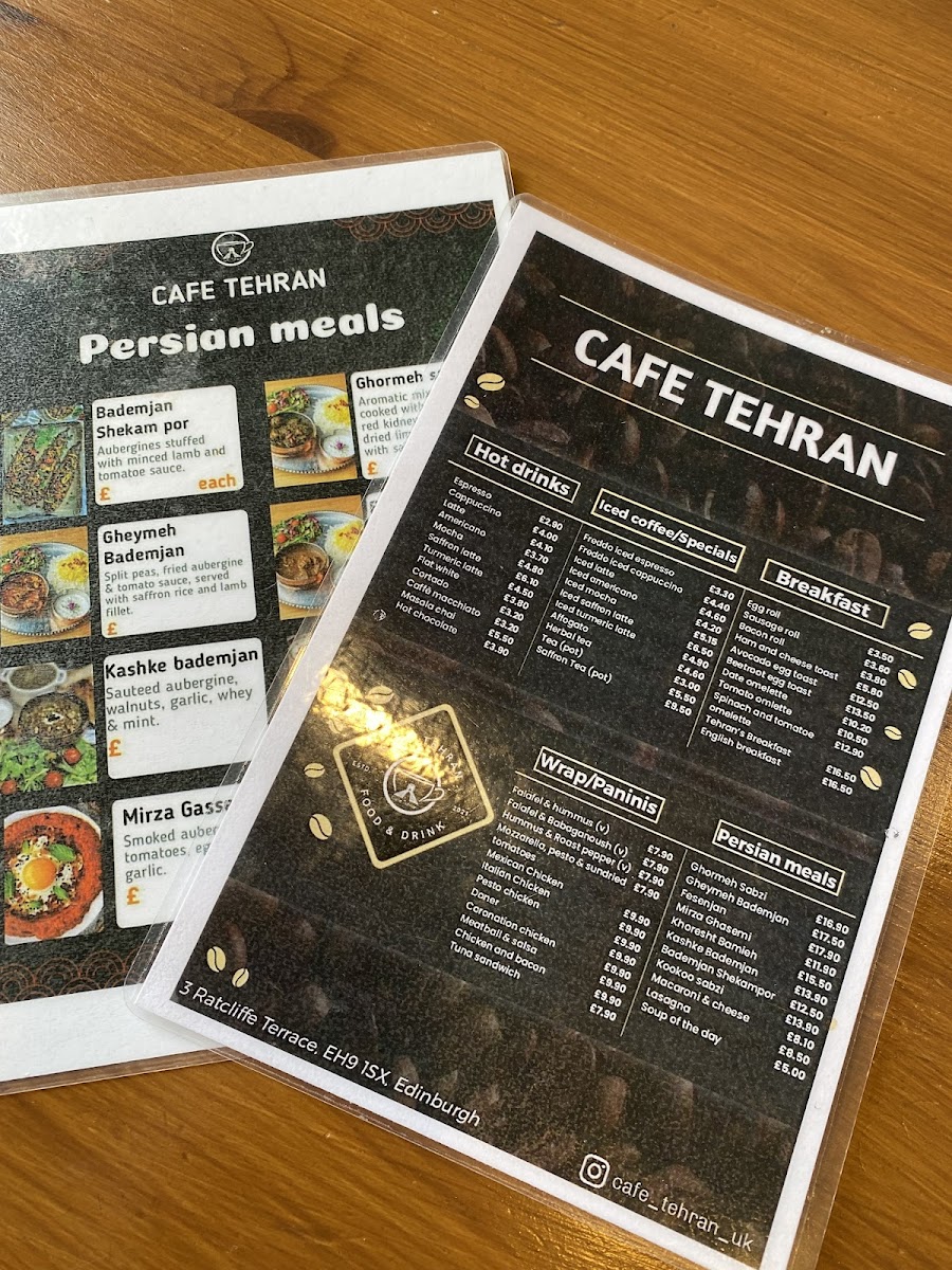 Menu Cafe Tehran-3