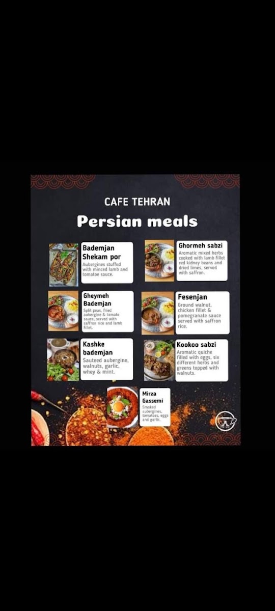 Menu Cafe Tehran-8