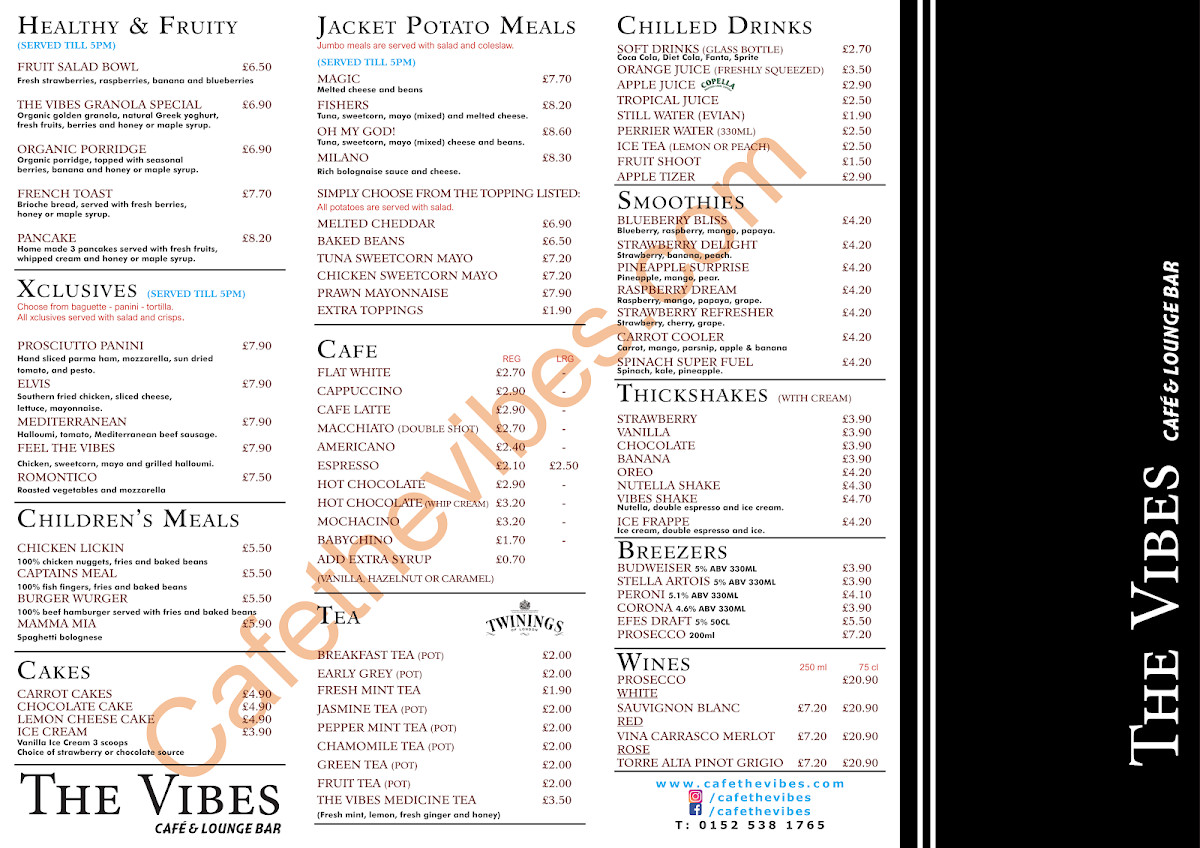 Menu Cafe The Vibes-2