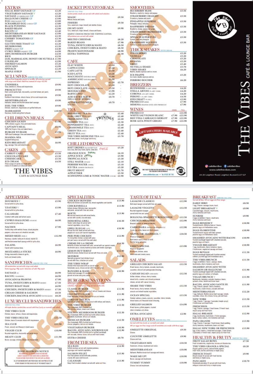 Menu Cafe The Vibes-3