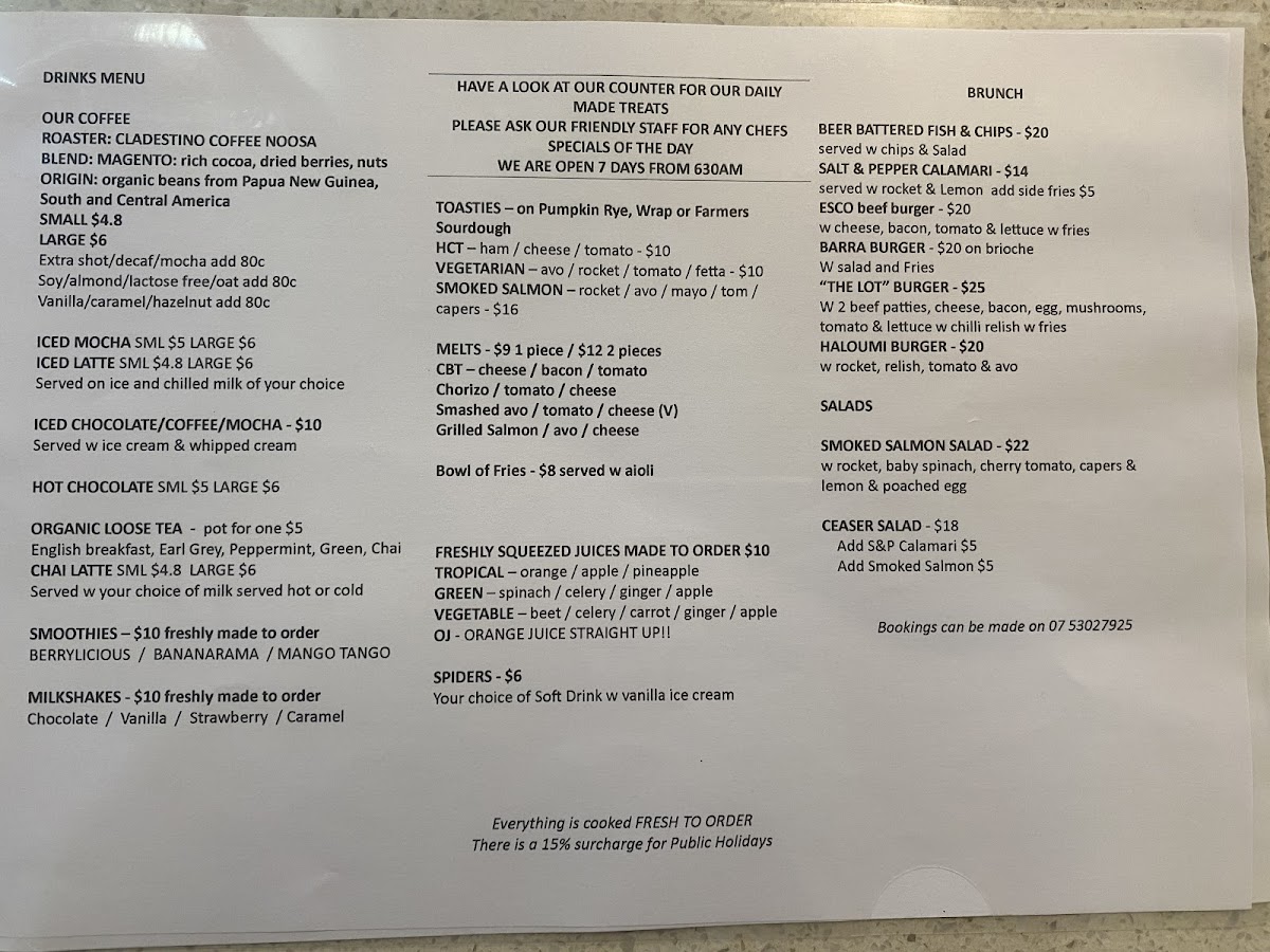 Menu Cafe Tokyo-3