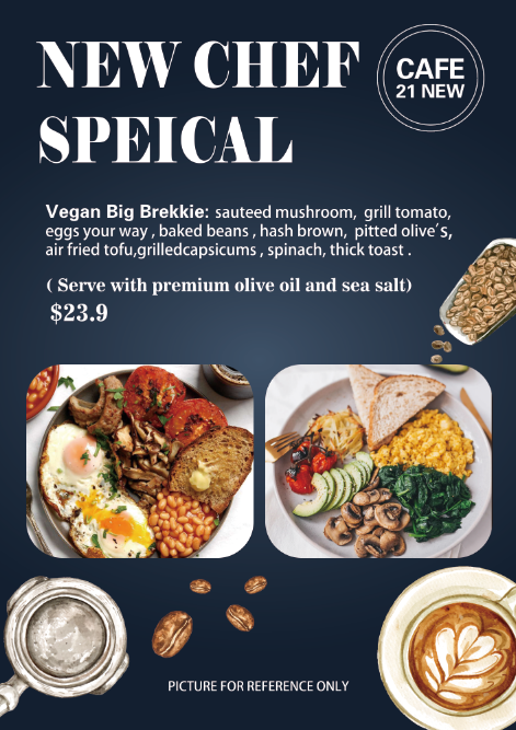 Menu Cafe Twenty One-1