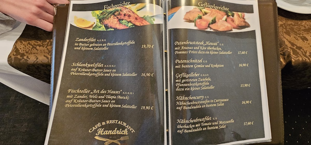 Menu Cafe U. Restaurant Handrick-6