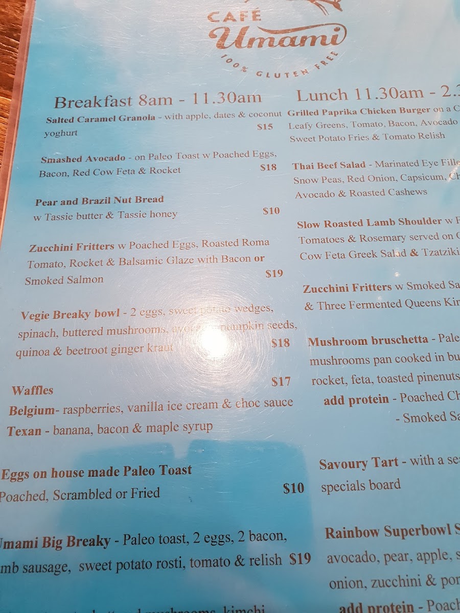 Menu Cafe Umami-9
