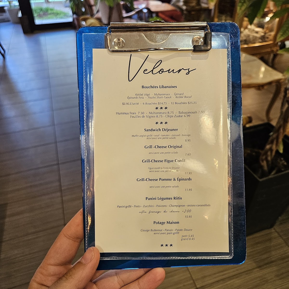 Cafe Velours Menu-1