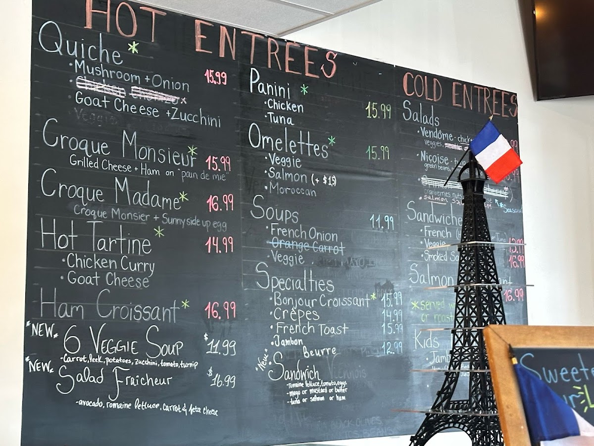 Menu Café Vendôme (Atlanta)-7